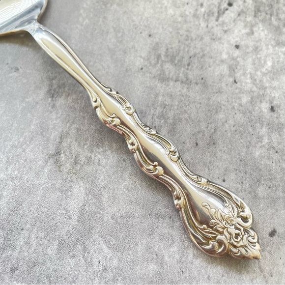 Vtg International Silverplate Flatware Pie Cake Server Interlude c1971 - Picture 3 of 6